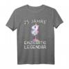 Damen 25. Geburtstag Party T-Shirt - Lustiges Einhorn mit Spruch für Frauen, Einhorn Geschenk, Party Outfit & Geburtstagsgeschenk