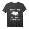 Rettet die fetten Einhörner - Save The Chubby Unicorns T-Shirt für Nashorn- und Tierliebhaber mit lustigem Spruch