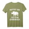 Rettet die fetten Einhörner - Save The Chubby Unicorns T-Shirt für Nashorn- und Tierliebhaber mit lustigem Spruch