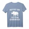 Rettet die fetten Einhörner - Save The Chubby Unicorns T-Shirt für Nashorn- und Tierliebhaber mit lustigem Spruch