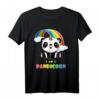 PANDICORN Panda Einhorn Regenbogen T-Shirt - Buntes Kinder T-Shirt mit Tier- und Fantasymotiv
