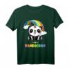 PANDICORN Panda Einhorn Regenbogen T-Shirt - Buntes Kinder T-Shirt mit Tier- und Fantasymotiv