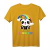 PANDICORN Panda Einhorn Regenbogen T-Shirt - Buntes Kinder T-Shirt mit Tier- und Fantasymotiv
