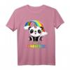PANDICORN Panda Einhorn Regenbogen T-Shirt - Buntes Kinder T-Shirt mit Tier- und Fantasymotiv