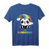 PANDICORN Panda Einhorn Regenbogen T-Shirt - Buntes Kinder T-Shirt mit Tier- und Fantasymotiv