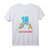 Ich wurde 18 als ich im Lockdown war - Lustiges Einhorn Geburtstags T-Shirt für Jungen und Mädchen zum 18. Geburtstag, Baujahr 2003