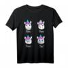 Lustiges Einhorn Mit Mund Nasen Maske T-Shirt – Ironisches Geschenk für Maskenmuffel, Zyniker & Einhornfans