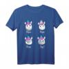 Lustiges Einhorn Mit Mund Nasen Maske T-Shirt – Ironisches Geschenk für Maskenmuffel, Zyniker & Einhornfans