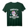 Kinder Schulkind 2021 Einschulung Geschenkidee - Einhorn T-Shirt für den Schulanfang, klassisch geschnitten