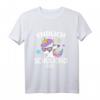 Kinder Schulkind 2021 Einschulung Geschenkidee - Einhorn T-Shirt für den Schulanfang, klassisch geschnitten