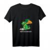 Damen Lustiges Drache - Wie? Das letzte? - Drache frisst Einhorn T-Shirt mit V-Ausschnitt für Humor und Fantasy-Fans
