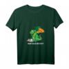 Damen Lustiges Drache - Wie? Das letzte? - Drache frisst Einhorn T-Shirt mit V-Ausschnitt für Humor und Fantasy-Fans