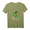 Damen Lustiges Drache - Wie? Das letzte? - Drache frisst Einhorn T-Shirt mit V-Ausschnitt für Humor und Fantasy-Fans