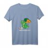 Damen Lustiges Drache - Wie? Das letzte? - Drache frisst Einhorn T-Shirt mit V-Ausschnitt für Humor und Fantasy-Fans