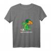 Damen Lustiges Drache - Wie? Das letzte? - Drache frisst Einhorn T-Shirt mit V-Ausschnitt für Humor und Fantasy-Fans