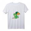 Damen Lustiges Drache - Wie? Das letzte? - Drache frisst Einhorn T-Shirt mit V-Ausschnitt für Humor und Fantasy-Fans