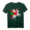 Lustiges Weihnachtsmann Einhorn T-Shirt für Damen und Herren - Perfekt für Weihnachtsfeier, Weihnachtsmarkt & als Geschenk 2021