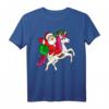 Lustiges Weihnachtsmann Einhorn T-Shirt für Damen und Herren - Perfekt für Weihnachtsfeier, Weihnachtsmarkt & als Geschenk 2021