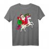 Lustiges Weihnachtsmann Einhorn T-Shirt für Damen und Herren - Perfekt für Weihnachtsfeier, Weihnachtsmarkt & als Geschenk 2021