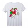 Lustiges Weihnachtsmann Einhorn T-Shirt für Damen und Herren - Perfekt für Weihnachtsfeier, Weihnachtsmarkt & als Geschenk 2021