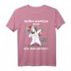 Team Impfen 2021 ich war dabei – Einhorn Krankenschwester T-Shirt für medizinisches Personal & Impf-Statement für 2021
