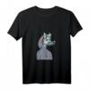 Arbeitsloses Kiffer Junky Einhorn T-Shirt – Rebellische Streetwear für Weed-Liebhaber, Ghetto-Style & Partys