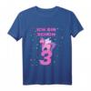 Kinder Geburtstag T-Shirt für Mädchen – Ich bin schon 3 Jahre alt Einhorn, perfektes Geschenk zum 3. Geburtstag