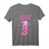 Kinder Geburtstag T-Shirt für Mädchen – Ich bin schon 3 Jahre alt Einhorn, perfektes Geschenk zum 3. Geburtstag