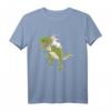 Einhorn Reitet T-Rex Saurier - Lustiges T-Shirt, Geschenk für Dinosaurier- und Einhornliebhaber, ideal zum Geburtstag & Weihnachten