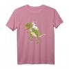 Einhorn Reitet T-Rex Saurier - Lustiges T-Shirt, Geschenk für Dinosaurier- und Einhornliebhaber, ideal zum Geburtstag & Weihnachten