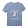 Süßes Einhorn Will Dich Vermaschen Stricken Häkeln Wolle T-Shirt – Perfekt für Woll- und Einhornliebhaber, Geschenke für Hobby-Strickerinnen und Kreative