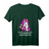 Lustiges Einhorn T-Shirt mit frechem Spruch 'Geh mir aus dem Weg du unnötiger Sozialkontakt' – Perfekt für Social Distancing & Geschenke