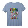 I love Unicorns Herz - Einhorn Kuscheln T-Shirt, perfektes Geschenk für Mädchen & Einhornfans zu Geburtstag & Weihnachten