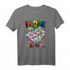 I love Unicorns Herz - Einhorn Kuscheln T-Shirt, perfektes Geschenk für Mädchen & Einhornfans zu Geburtstag & Weihnachten