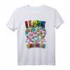 I love Unicorns Herz - Einhorn Kuscheln T-Shirt, perfektes Geschenk für Mädchen & Einhornfans zu Geburtstag & Weihnachten