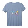 Damen Chemo Einhorn Krebs Kämpfer Bewusstsein T-Shirt mit V-Ausschnitt – Unterstützung, Hoffnung & Positivität bei Chemotherapie