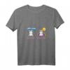 Damen Chemo Einhorn Krebs Kämpfer Bewusstsein T-Shirt mit V-Ausschnitt – Unterstützung, Hoffnung & Positivität bei Chemotherapie