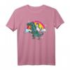 Einhorn reitet Dinosaurier Dino T-Rex T-Shirt – Lustiges Fantasy Design für Einhorn- und Dinosaurierliebhaber, perfekt als Geschenk für Kinder, Teenager und Erwachsene