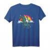 Einhorn reitet Dinosaurier Dino T-Rex T-Shirt – Lustiges Fantasy Design für Einhorn- und Dinosaurierliebhaber, perfekt als Geschenk für Kinder, Teenager und Erwachsene