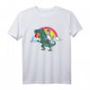 Einhorn reitet Dinosaurier Dino T-Rex T-Shirt – Lustiges Fantasy Design für Einhorn- und Dinosaurierliebhaber, perfekt als Geschenk für Kinder, Teenager und Erwachsene