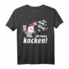 Aus dem Weg ich muss kacken - Lustiges Einhorn & Kackhaufen T-Shirt für Humor und Arbeitsspaß