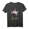 Frieda Namen Geschenk - Süßes Einhorn T-Shirt für Mädchen & Damen, Perfekt für Geburtstagsfeiern und Einhorn-Partys