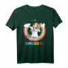 14. Geburtstag Einhorn Regenbogen T-Shirt - Lustiges Geburtstagsoutfit für Jungen und Mädchen zum 14. Geburtstag & Kindergeburtstag
