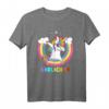 14. Geburtstag Einhorn Regenbogen T-Shirt - Lustiges Geburtstagsoutfit für Jungen und Mädchen zum 14. Geburtstag & Kindergeburtstag