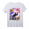 Laser-Raum-Katze auf Regenbogen-Dinosaurier-Einhorn - Buntes Taco T-Shirt für Kinder mit lustigem Tier-Design