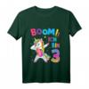 Kinder 3. Geburtstag Mädchen - Lustiges Tanzendes Einhorn T-Shirt als Geburtstagsgeschenk & Party Outfit