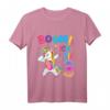 Kinder 3. Geburtstag Mädchen - Lustiges Tanzendes Einhorn T-Shirt als Geburtstagsgeschenk & Party Outfit