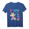 Kinder 3. Geburtstag Mädchen - Lustiges Tanzendes Einhorn T-Shirt als Geburtstagsgeschenk & Party Outfit