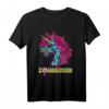 Gruseliges Zombiecorn Halloween T-Shirt - Lustiges Einhorn Zombie Kostüm für Kinder und Erwachsene, Last Minute Geschenkidee