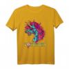 Gruseliges Zombiecorn Halloween T-Shirt - Lustiges Einhorn Zombie Kostüm für Kinder und Erwachsene, Last Minute Geschenkidee